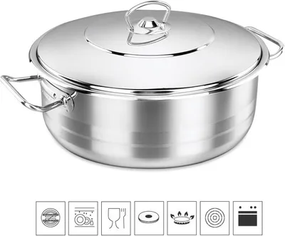Zdjęcie produktu dla Korkmaz Mega - garnek ze stali nierdzewnej 6,5 l