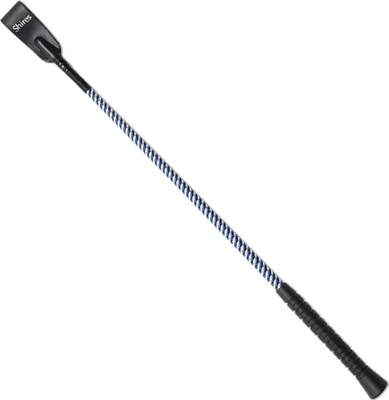 Produktbild von Shires - Reitgerte, Mit Gewinde, Leder ER281 (53,34 cm) (Marineblau/Weiß)