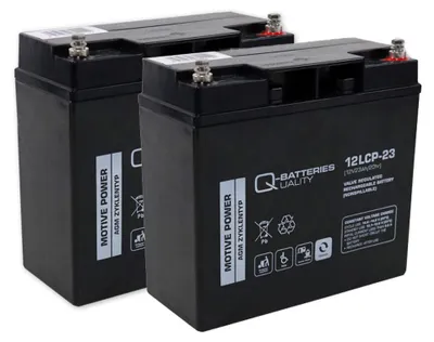 Produktbild von Ersatzakku GreenStreet Elektromobil 2 Batterien 12V 23Ah