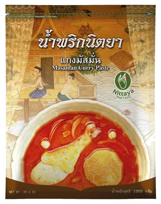 Produktbild von Nittaya Masaman Curry Paste 1000g – Authentische thailändische Gewürzpaste