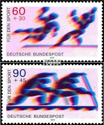 Produktbild von Briefmarken BRD (BR.Deutschland) 1979 Mi 1009-1010 (kompl.Ausgabe) postfrisch Sporthilfe