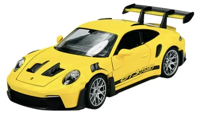 Immagine prodotto di Welly Porsche 911 992 GT3 RS, giallo, modello in metallo pressofuso, scala 1:24, confezione: scatola, codice prodotto: 24122