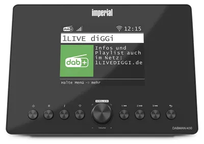 Produktbild von Imperial DABMANI430BK - Internet Radio Adapter - Bluetooth® - DAB+/FM-Radio - Schwarz