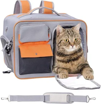 Produktbild von Reisetasche für Haustiere – Transporttasche für Haustiere – Reisen mit Haustieren – Flugzeuggeeignet – 40 x 30 x 25 cm