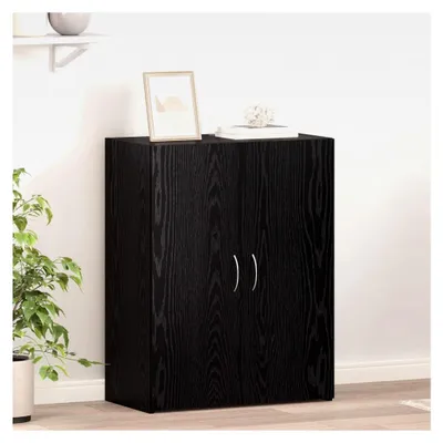 Produktbild von Aktenschrank aus Holzwerkstoff in schwarzer Eiche, 60 x 32 x 77,5 cm
