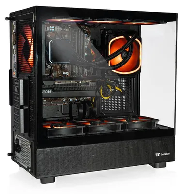 Image de PC de jeu TT avec Intel Core i7 7e Gen CPU | Nvidia GeForce RTX 4060 8 GB | 32 GB RAM DDR4 | 1 TB SSD | Avec refroidissement par eau | Windows 11 Pro