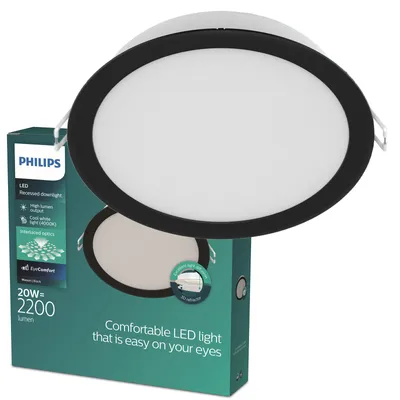 Imagen del producto de Philips, foco empotrable Meson, 190 mm, LED, 4000 K, 220-240 V, color