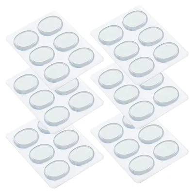Imagen del producto de Amortiguador de tambor gel de silicona - Transparente - 3,3 x 2,6 cm - 30 unidades