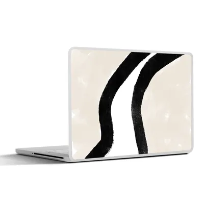Produktbild von MuchoWow® Laptop Aufkleber Sticker Cover Abstrakt - Linie - Design - Pastell 30x21 cm - Sticker für Laptop - Selbstklebend