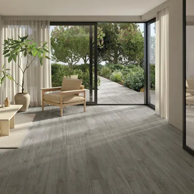Produktbild von Livingandhome Vinylboden Holzoptik – Selbstklebend, Grau, Kratzfest & , 36 Stück