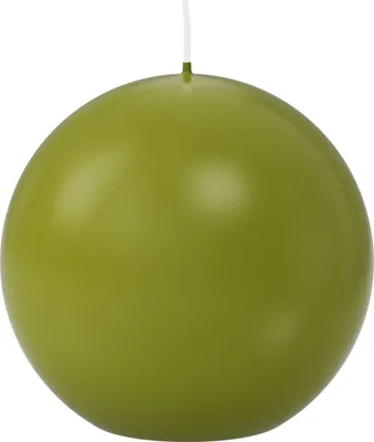 Produktbild von Kugelkerzen Grün Ø 100 mm, 6 Stück