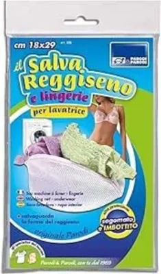 Productafbeelding van Parodi & Parodi, behaard waszakje, polyester, wit, 18x29 cm