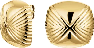 Image de Discrètes boucles d'oreilles dorées JEESG-J962