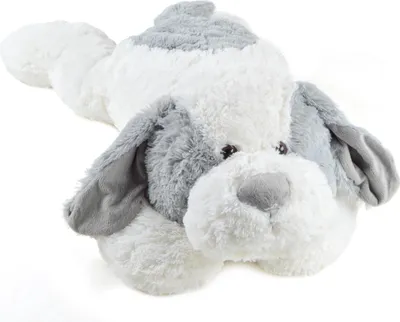 Produktbild von Pink Papaya Hund "Lou" 100cm Plüschtier XXL Kuscheltier in grau