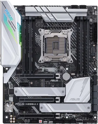Immagine prodotto di ASUS PRIME X299-A II - Scheda madre - ATX - Presa LGA2066 - Chipset X299 - USB-C Gen2, USB 3.2 Gen 1, USB 3.2 Gen 2 - LAN Gigabit - Audio HD (8 canali)