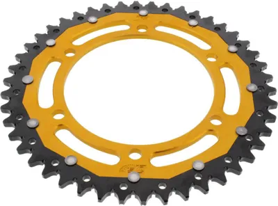 Produktbild von ZF Krone 46 Zähne Teilung 520 Schwarz Gold Dual ZFD-305-46-GLD