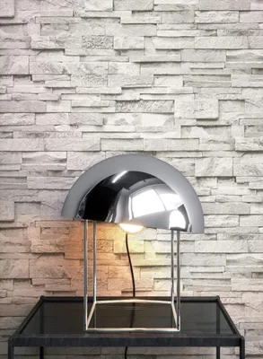 Produktbild von NEWROOM Tapete Grau Vliestapete Stein - Steintapete Modern Naturstein Mauer Schiefer Loft