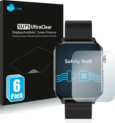 Produktbild von 6x Für Kardena CARE Plus Schutzfolie Savvies Displayschutz Display Schutz Folie Klar Transparent