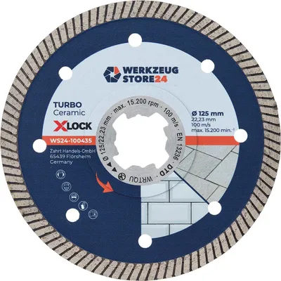 Immagine prodotto di WS24 Disco diamantato X-Lock® Premium per gres fine 125 mm - WS24-100435