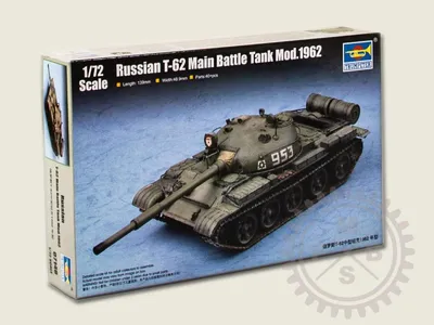 Productafbeelding van T-62 hoofdpantserwagen, model 1962 / 1:72