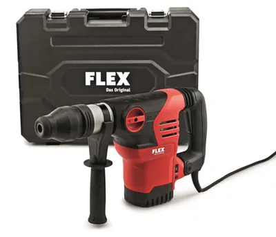 Produktbild von Flex SDS-MAX Bohrhammer CHE 5-40 inkl. Koffer und 2 tlg. Meißelsatz