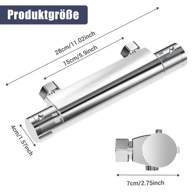 Produktbild von Duscharmatur Dusche Duschthermostat Mischbatterie Armatur Bad Brausethermostat