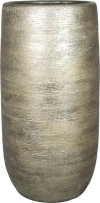 Produktbild von INNA-Glas Keramikvase mit Maserung, Gold, 60 cm, Ø 29 cm - Dekovase