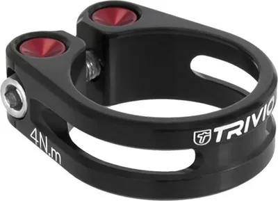 Produktbild von TRIVIO Sattelstützenklemme CNC Aluminium schwarz 34,9mm
