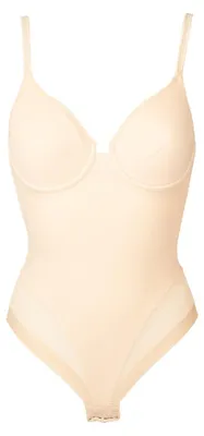 Obrázok produktu pre Dámske body Lovable s podšitými košíčkami a pružnými kosticami bez švov na nohavičkách, č. výrobku 13005, ITA 3C – INT 34C – UK 34C – D 75C – EU 75C, polyester 15 %, polyamid 71 %, Elastan 14 %