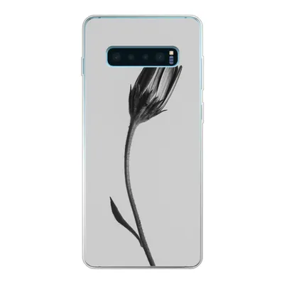 Produktbild von MuchoWow® Handyhülle Schutzhülle Hülle für Samsung Galaxy S10 Lite Pflanze - Makro - Schwarz - Weiß Silikon Softcase Handy Hülle - Schutz
