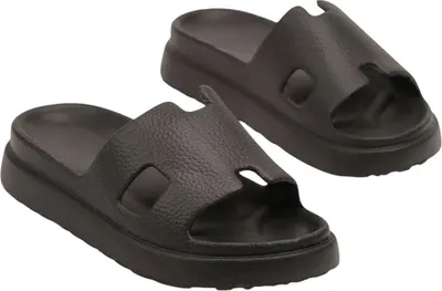 Produktbild von Damen Hausschuhe Garten Slippers Badeschuhe Schaumstoff Badeslipper Roma Schwarz Gr.40/41