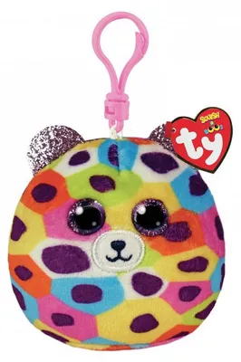 Produktbild von Ty Schlüsselanhänger Squish a boos clip Giselle Der Leopard