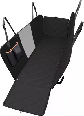 Obrázek produktu pro Auto zadní sedadla Cushions s Mesh Bag Lanyard pro Pet Cat Dog Travel černá