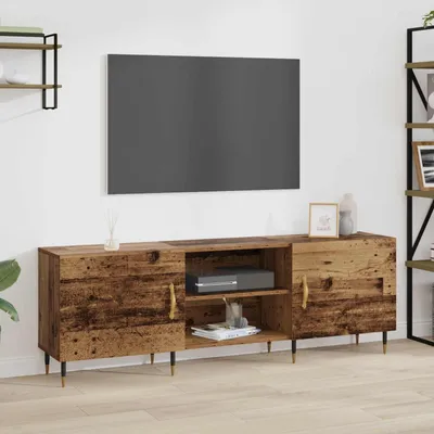 Zdjęcie produktu dla Maison Exclusive - Komody RTV, wymiary: 150 x 30 x 50 cm, wykonane z recyklingowanego drewna i płyty wiórowej