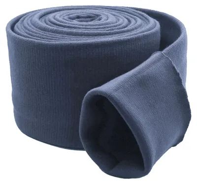 Bündchen Schlauchware taubenblau