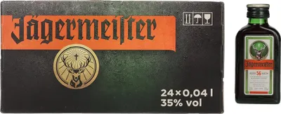 Produktbild von Jägermeister 35% Vol. 24x0,04l