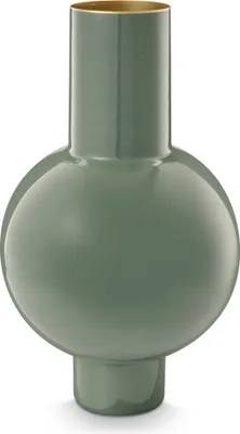 Immagine prodotto di Pip Studio Vaso in metallo colore medio Celadon Dimensioni 24x40cm