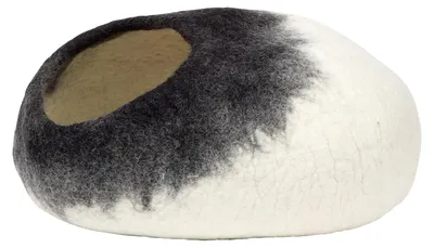 Immagine prodotto di Dharma Dog Karma Cat, cuccia per animali domestici, motivo a colori bianco e nero, allegra e divertente