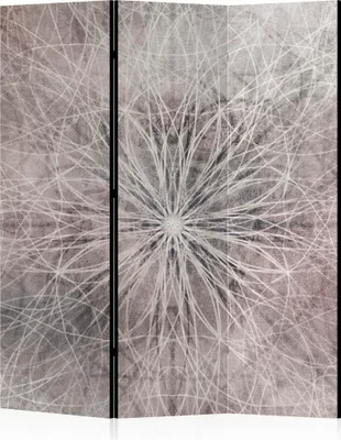Zdjęcie produktu dla LUMASOUL Parawan dwustronny, parawan do wnętrz, motyw boho, 135 x 172 cm