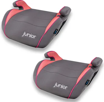 Produktbild von 2x Kindersitzerhöhung Max i-SIZE Norm ECE R129, 125 bis 150 cm Körpergröße, Sitzerhöhung pink von PETEX