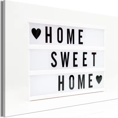 Produktbild von Vliesstoff Leinwandbild - Cinema Light Box (1 Part) Vertical 120x80 cm Text m-B-0054-b-a