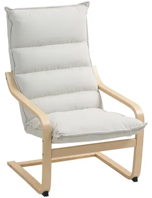 Produktbild von Sessel, Loungesessel mit geschwungenen Beinen und Armlehnen für Wohnzimmer