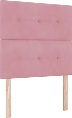 Produktbild von vidaXL Kopfteil Rosa 80 cm Samt