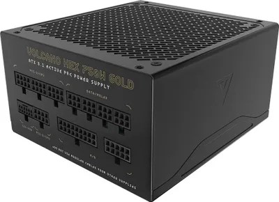 Produktbild von Modecom Volcano Hex Gold ATX 3.1 power supply - ATX - PC-/Server Netzteil