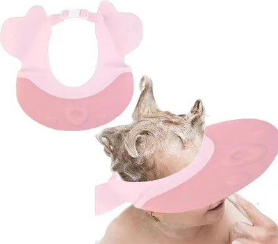 Produktbild von Silikon Bad- und Duschschutz für Kinder, rosa, verstelbar