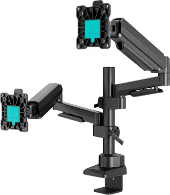 Zdjęcie produktu dla Uchwyt na monitor - Ramię do monitora - Ergonomiczna praca - Technologia sprężyny gazowej - Dla monitorów o przekątnej 17-42 cali - Czarny