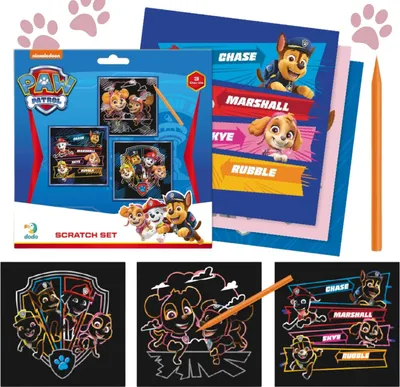 Produktbild von Paw Patrol Art Kratzfarben-Set