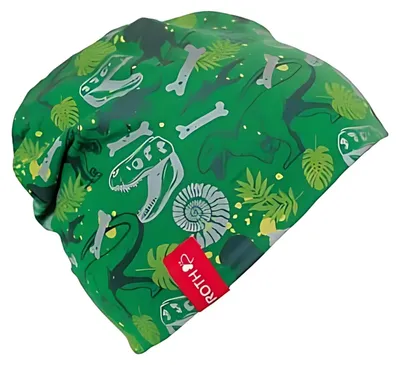 Zdjęcie produktu dla ROTH 89527 ROTH Jungen Beanie T-Rex grün Einheitsgröße 1 St.