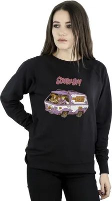 Produktbild von Scooby Doo - "Van" Sweatshirt für Damen BI34409 (L) (Schwarz)
