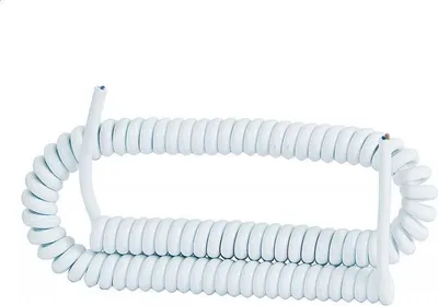 Obrázek produktu pro Spirálový připojovací kabel 3x1,50 05VVH8-F bílý – 5 m